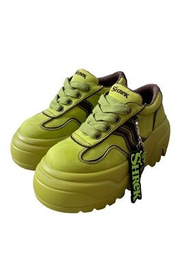 NWOB Dolls Kill x Shrek Platform Sneakers with Charms